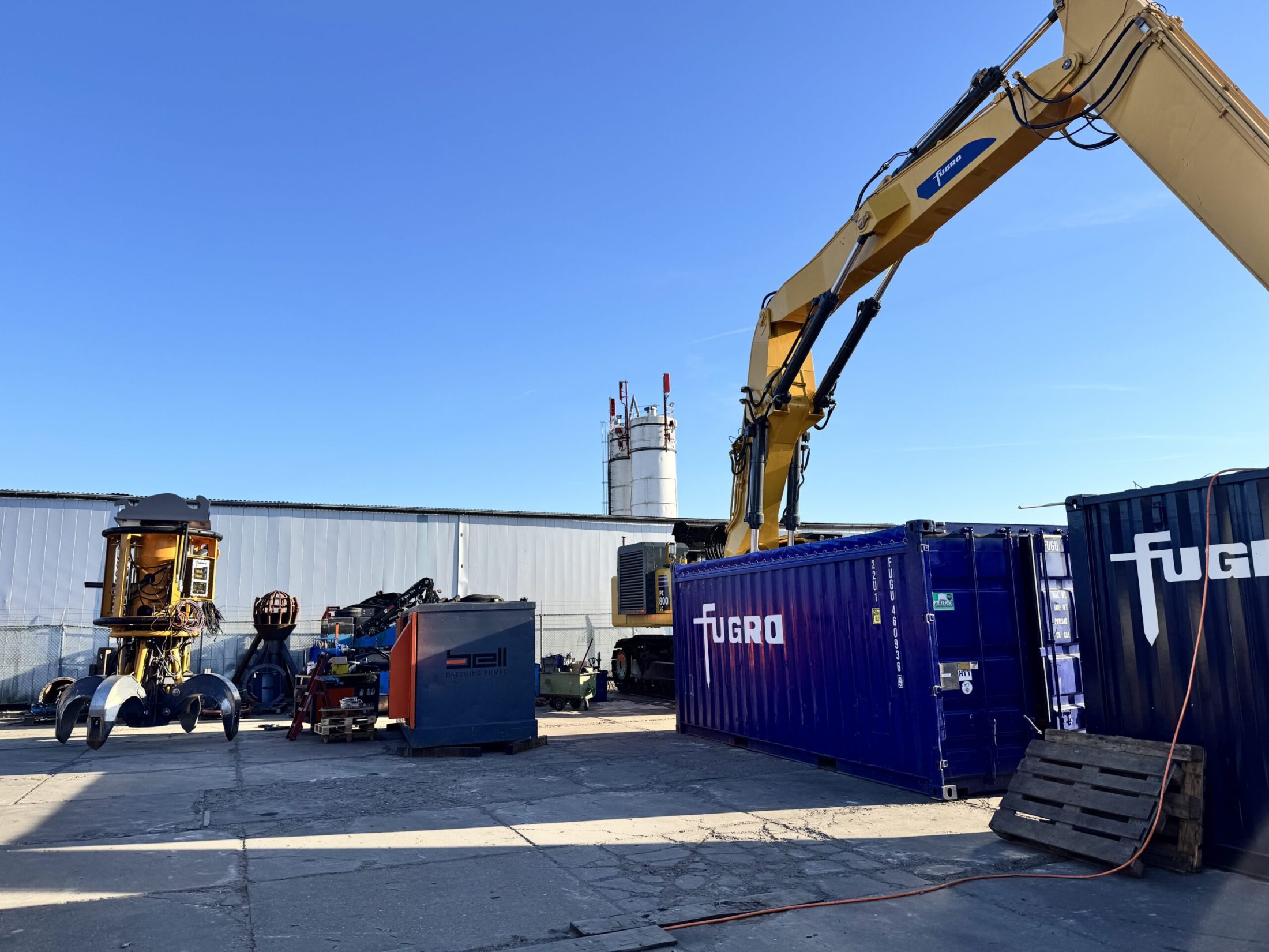 GeoDredge mobilisation for Fugro Sea Auk