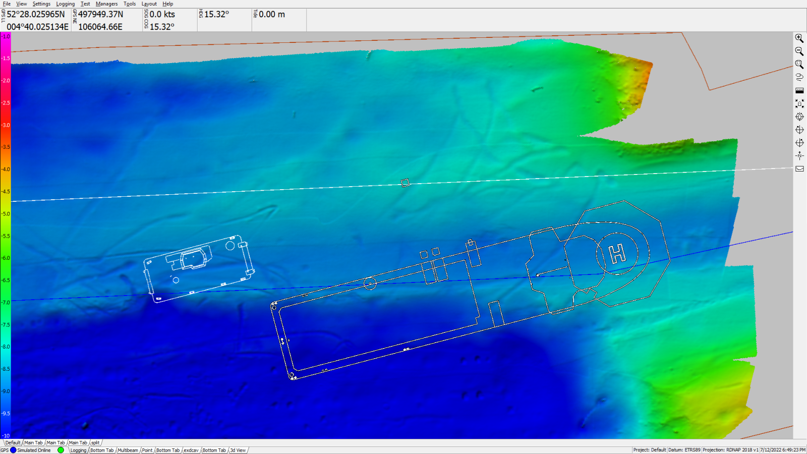Viking shaded terrain and matrix view